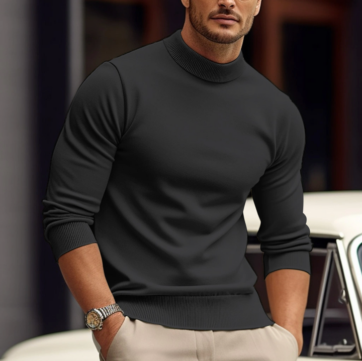 Elegante maglione da uomo in morbido e accogliente cotone - eleganza e comfort per tutti i giorni