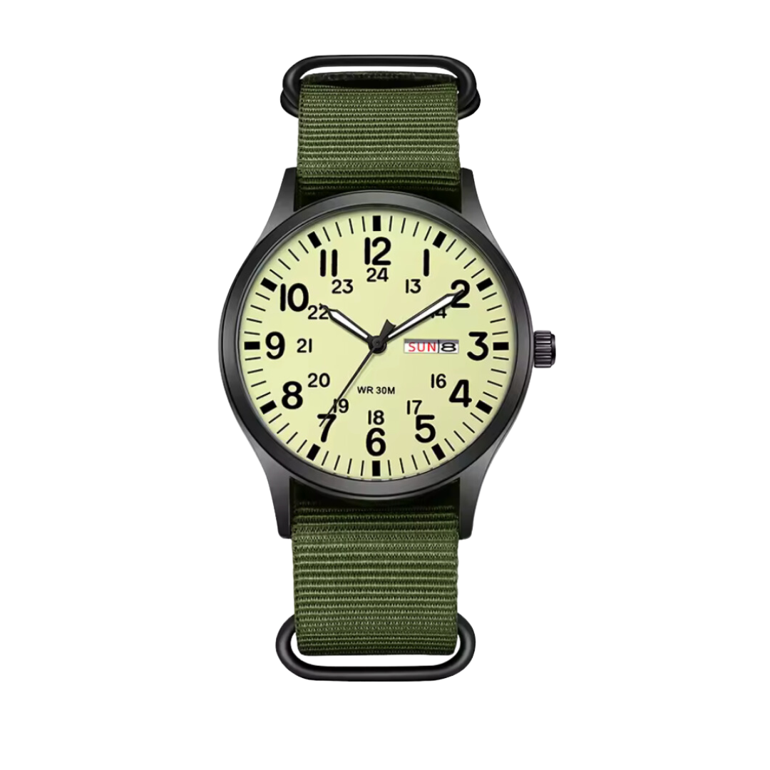 Robusto ed elegante orologio da uomo per l'outdoor, ideale per l'avventura e lo stile quotidiano