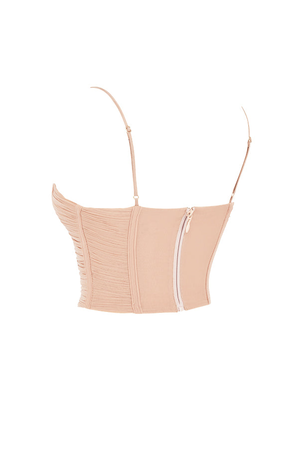 <div>Givienne - Corsetto in Mesh Drappeggiato</div>