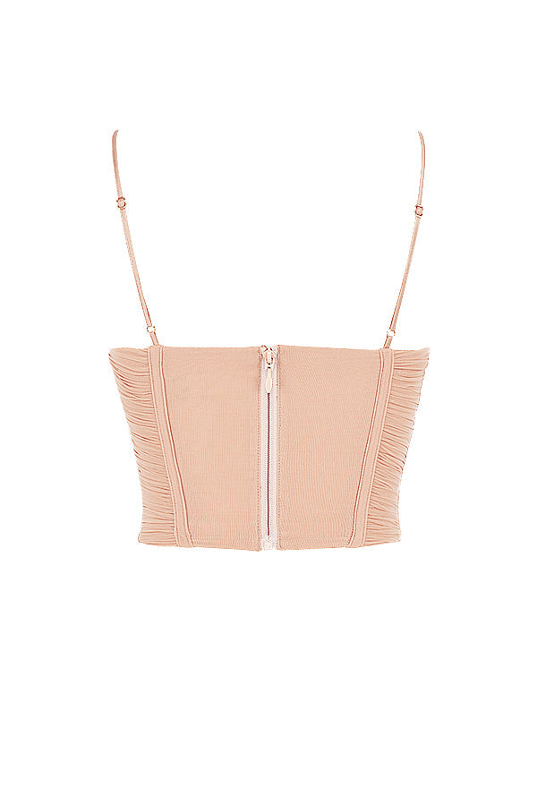 <div>Givienne - Corsetto in Mesh Drappeggiato</div>