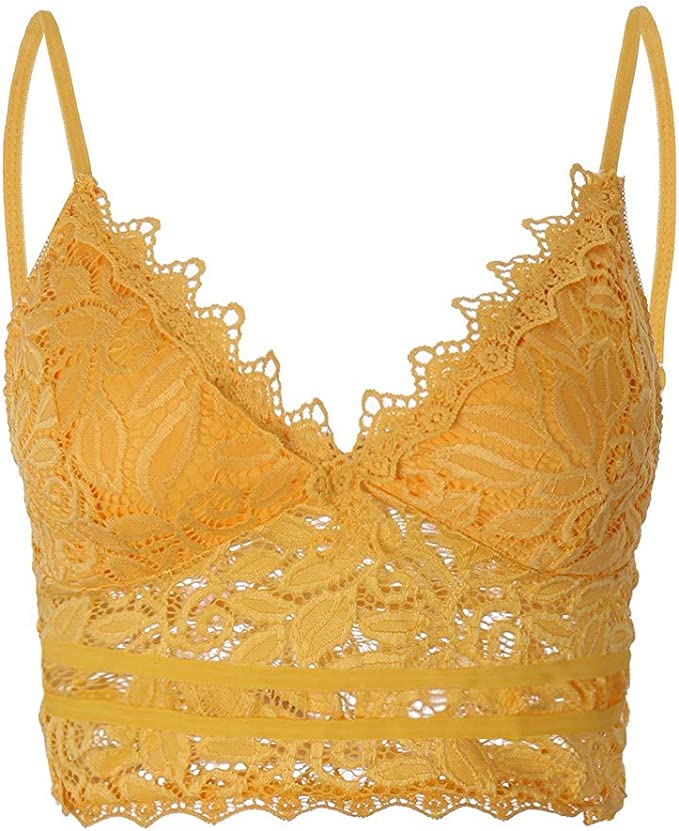 Galia - Verleidelijk Kant Bralette Crop Top voor een Speelse Look
