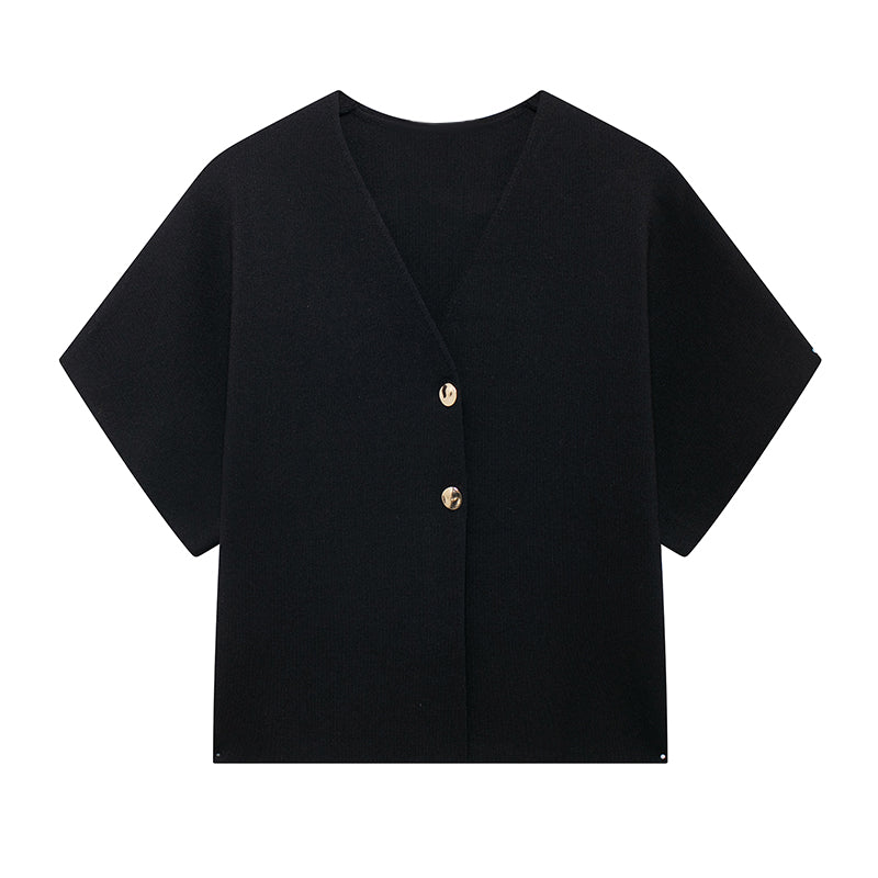 Top in maglia a V elegante di Claribel