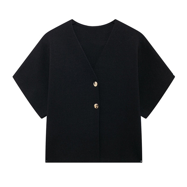 Top in maglia a V elegante di Claribel