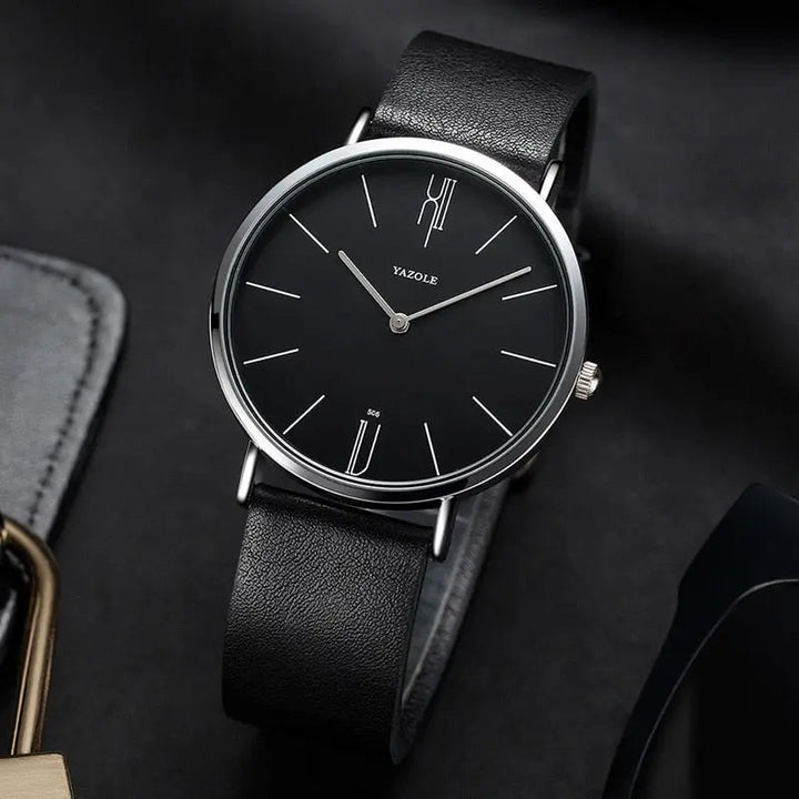 Un elegante orologio da uomo di vecchio stile - un accessorio elegante e senza tempo per l'uomo più esigente