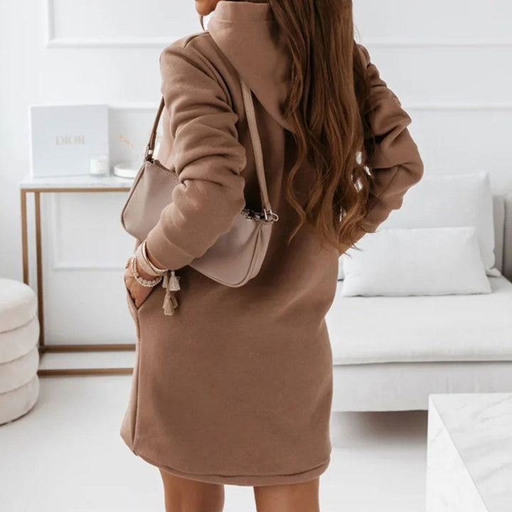 Yassah - Trendy Damesjurk met Ruime Capuchon en Praktische Zakken
