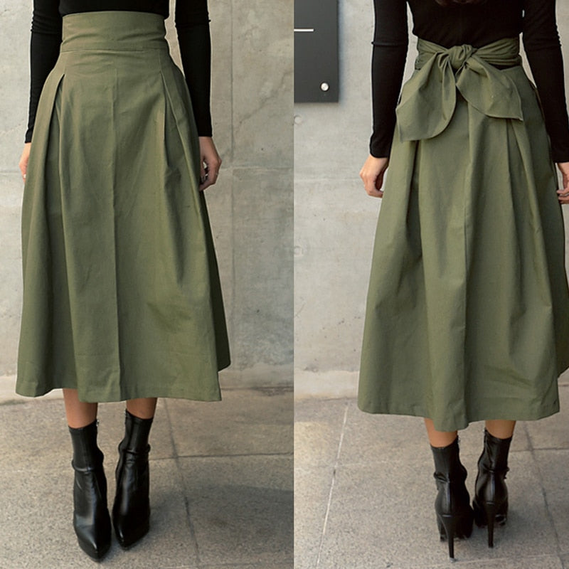Gonna lunga da donna elegante e raffinata, ideale per donne sicure di sé