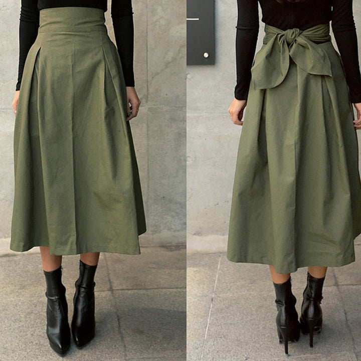 Gonna lunga da donna elegante e raffinata, ideale per donne sicure di sé