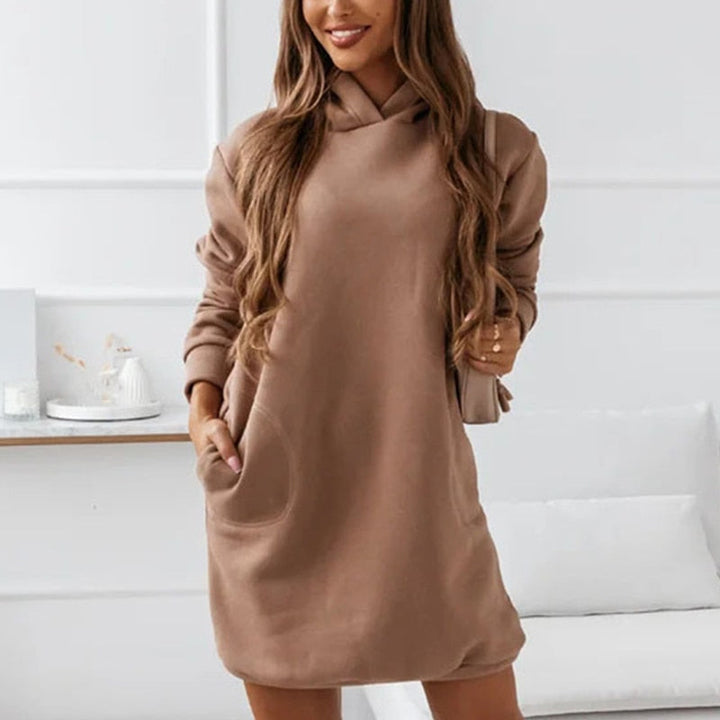 Yassah - Trendy Damesjurk met Ruime Capuchon en Praktische Zakken