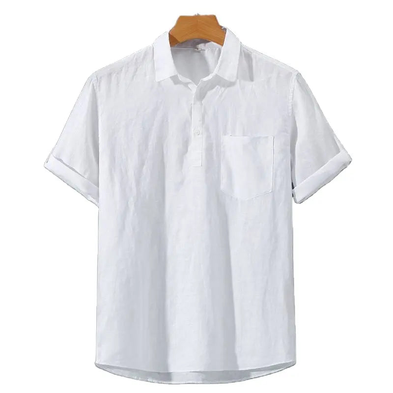 Elegante polo da uomo in lino di lusso - una combinazione di eleganza e comfort