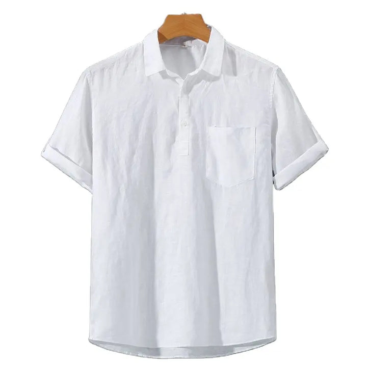 Elegante polo da uomo in lino di lusso - una combinazione di eleganza e comfort