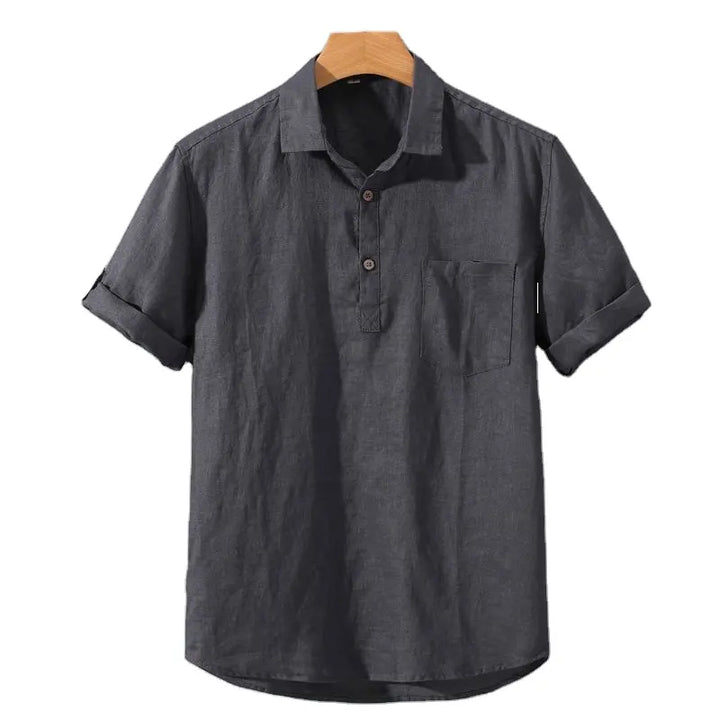 Elegante polo da uomo in lino di lusso - una combinazione di eleganza e comfort