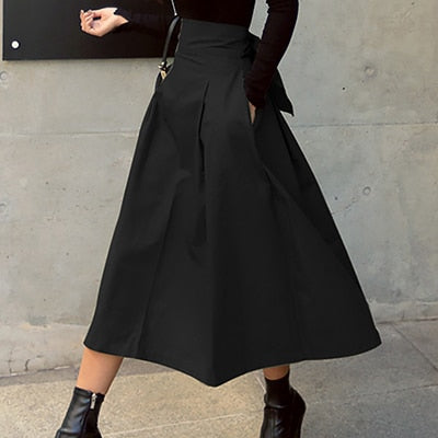 Gonna lunga da donna elegante e raffinata, ideale per donne sicure di sé