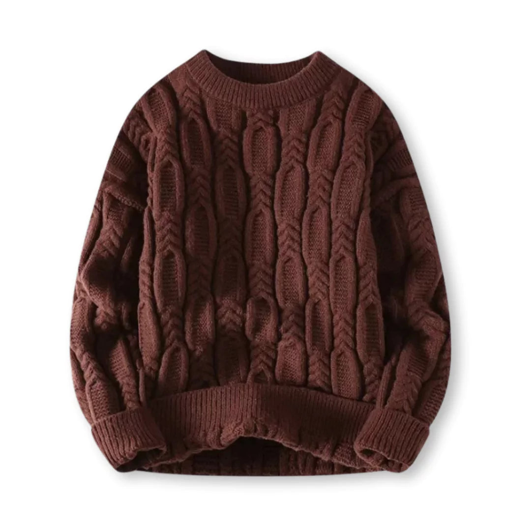 Elegante maglione da uomo in maglia - elegante, caldo e versatile per ogni occasione