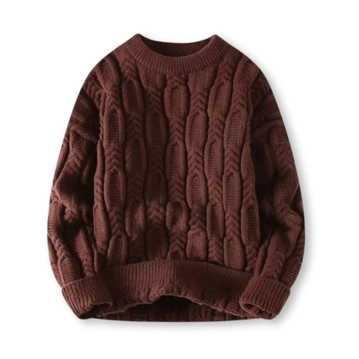 Elegante maglione da uomo in maglia - elegante, caldo e versatile per ogni occasione