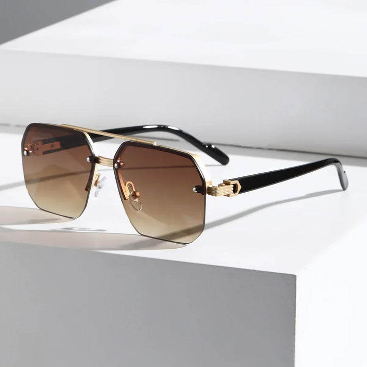 Moderna e geometrica Sonnenbrille per bambini per un look elegante