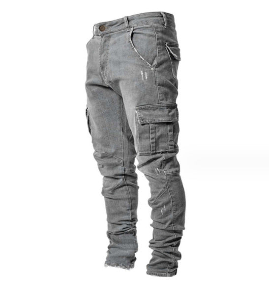 Pantaloni da uomo comodi e resistenti con tasche laterali per il massimo comfort quotidiano