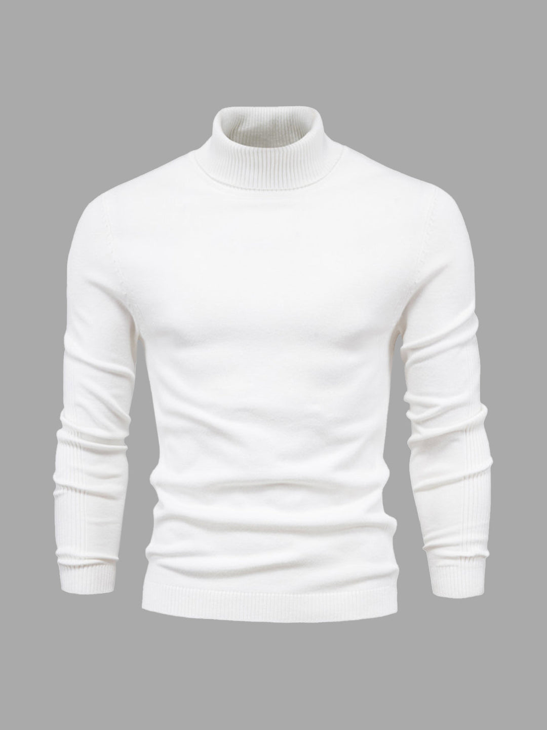 Confortevole maglione dolcevita lavabile da uomo - stile e comfort per tutti i giorni