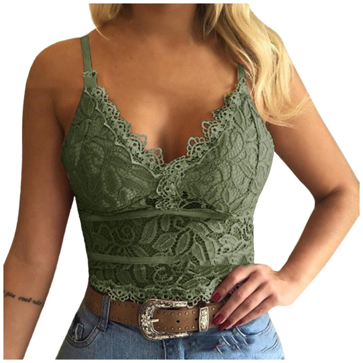 Galia - Verleidelijk Kant Bralette Crop Top voor een Speelse Look