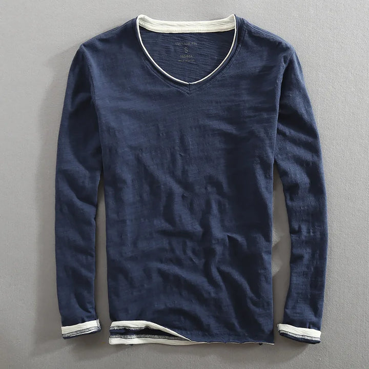 Elegante maglione da uomo in cotone di alta qualità - comfort e stile per tutti i giorni