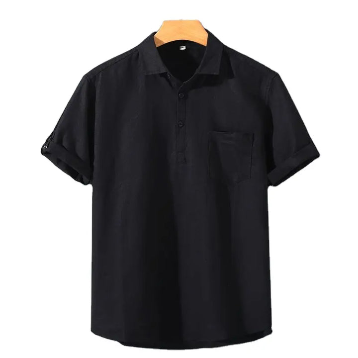 Elegante polo da uomo in lino di lusso - una combinazione di eleganza e comfort