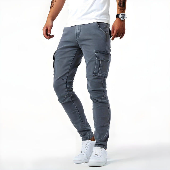 Terenzio™ - Pantaloni Cargo Elasticizzati In Denim