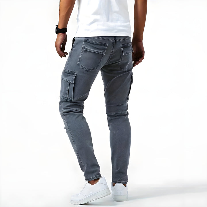 Terenzio™ - Pantaloni Cargo Elasticizzati In Denim