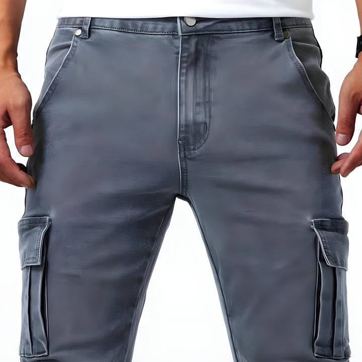 Terenzio™ - Pantaloni Cargo Elasticizzati In Denim