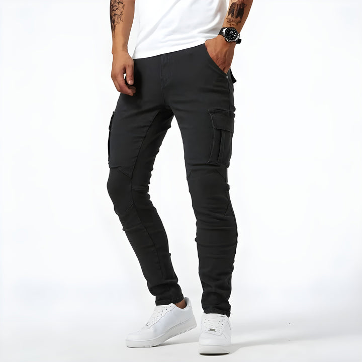 Terenzio™ - Pantaloni Cargo Elasticizzati In Denim