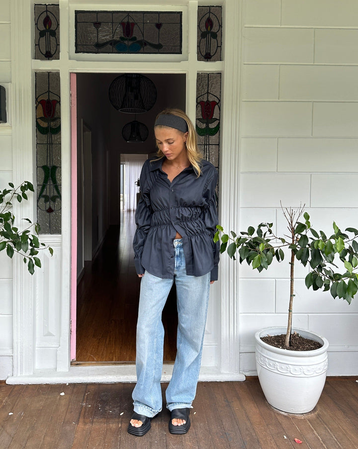 Gersiya - Stylish Gathered Blouse for a Chic Look