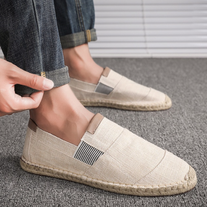 Scarpe di tela da uomo traspiranti - comfort e look alla moda per l'estate