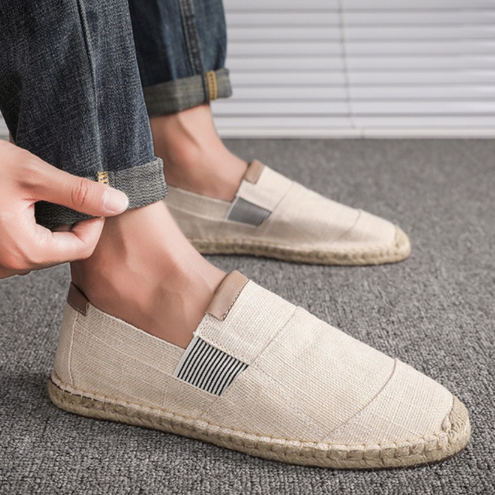 Scarpe di tela da uomo traspiranti - comfort e look alla moda per l'estate