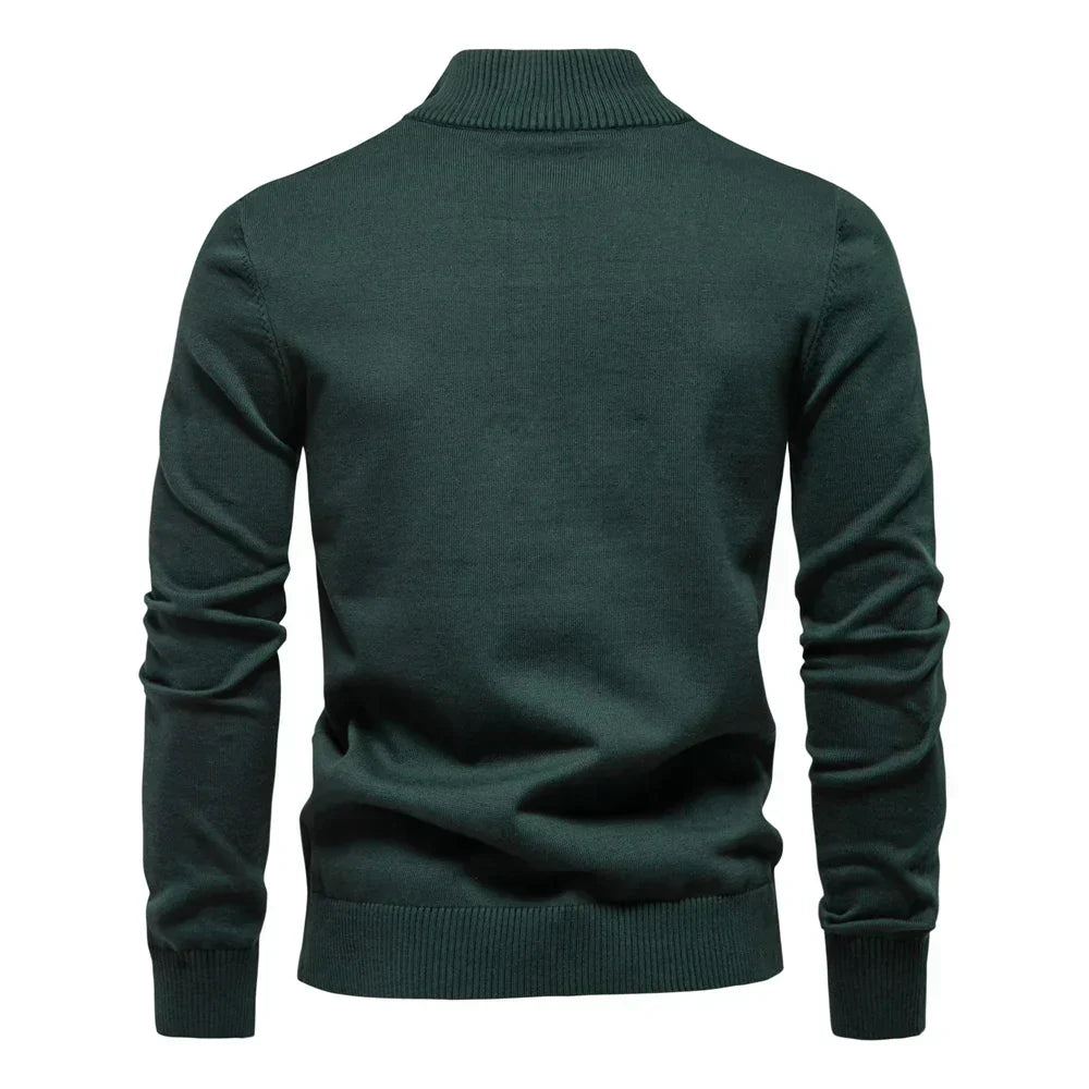 Moderna maglia da uomo con zip: una scelta elegante e di classe