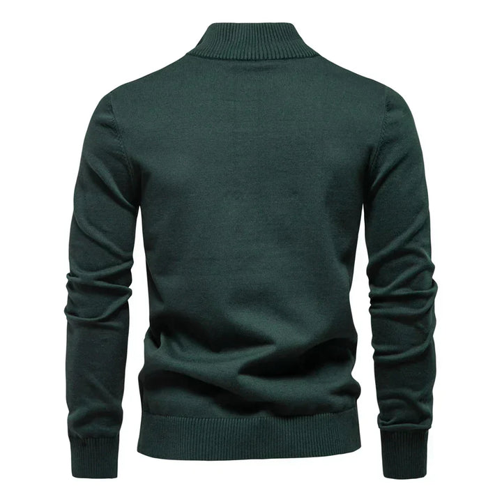 Moderna maglia da uomo con zip: una scelta elegante e di classe