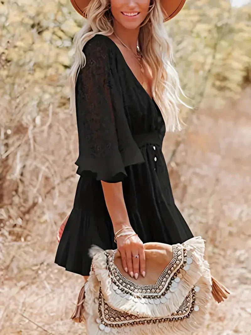 Mini abito boho da donna elegante e alla moda - lo stile perfetto per ogni occasione