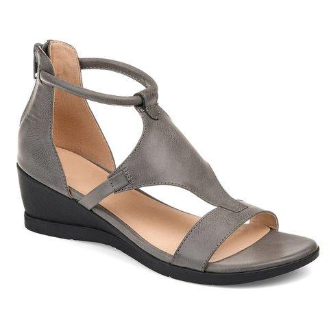 Sandali eleganti da donna con fibbia e tacco alla moda