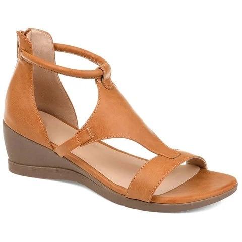 Sandali eleganti da donna con fibbia e tacco alla moda