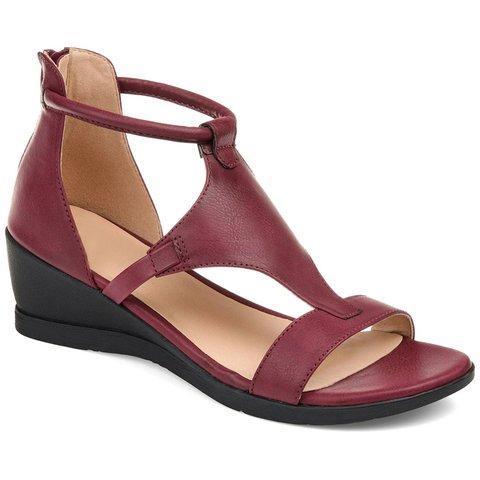 Sandali eleganti da donna con fibbia e tacco alla moda