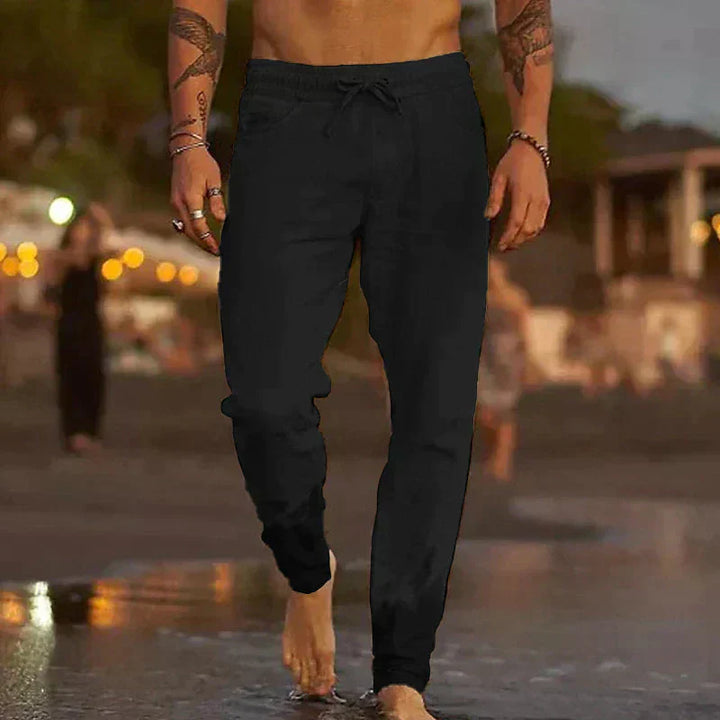 Pantaloni Uomo in Lino Mattia™ - Stile Raffinato e Comfort Assoluto per Ogni Giornata