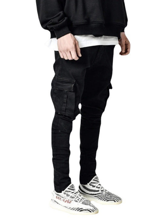Pantaloni da uomo comodi e resistenti con tasche laterali per il massimo comfort quotidiano