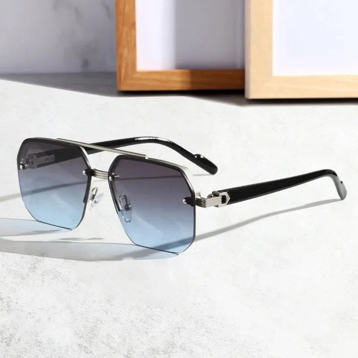 Moderna e geometrica Sonnenbrille per bambini per un look elegante