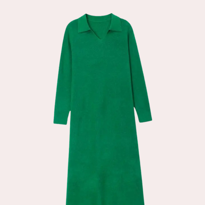 Zariah | Abito Midi In Maglia Elegante per un Look Raffinato