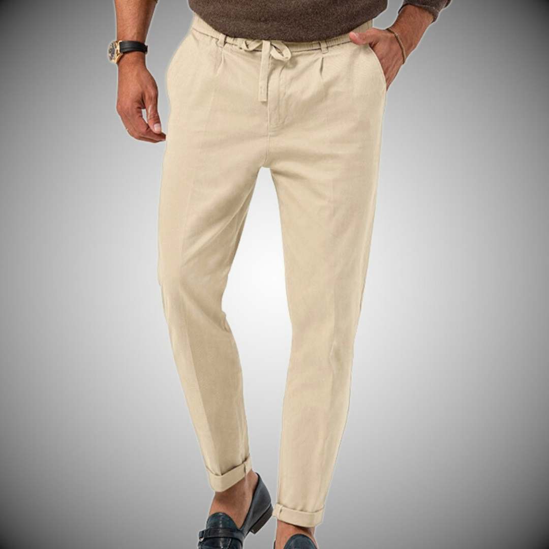 Pantaloni eleganti da uomo in lino per ogni occasione - eleganti e versatili