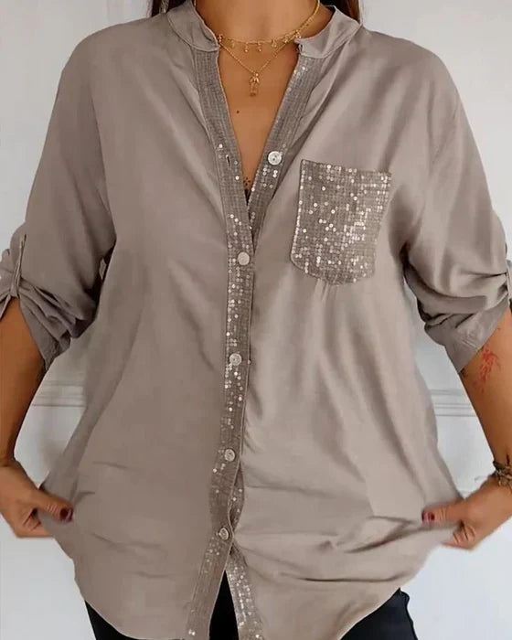 <div>Novalee - Blusa Glamour Elegante</div>