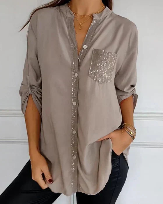 <div>Novalee - Blusa Glamour Elegante</div>