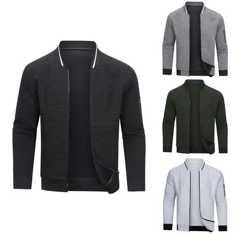 Accogliente e caldo maglione da uomo con zip - il massimo del comfort