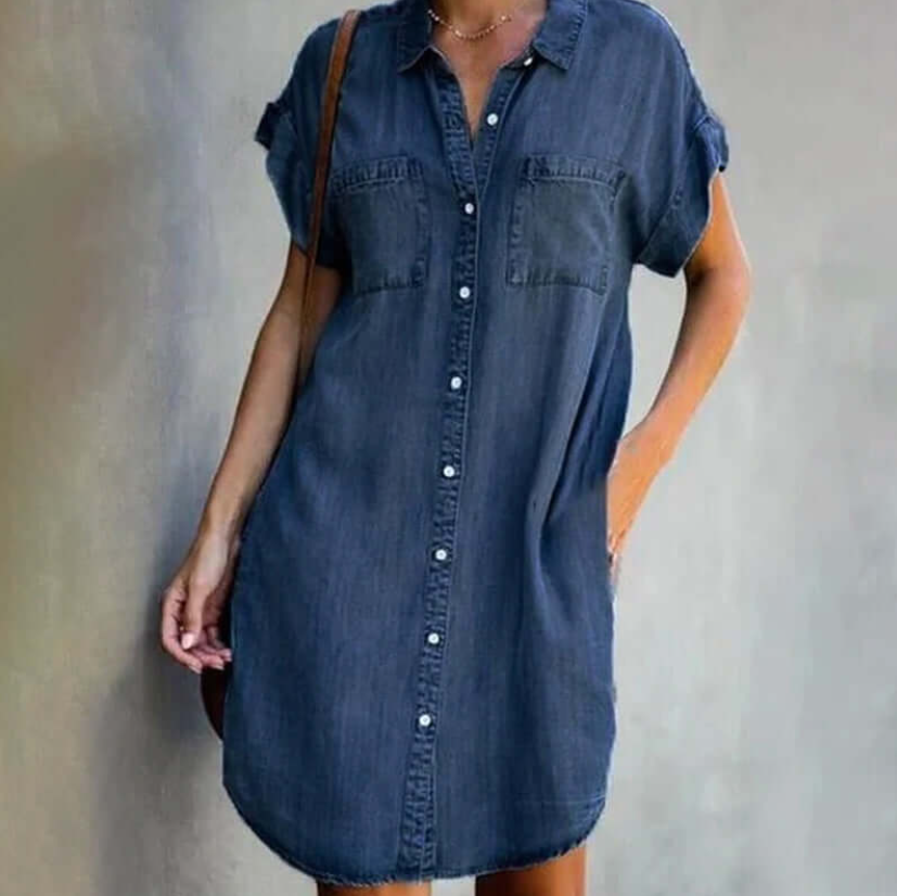 Sienna™ - Abito Elegante Ispirato ai Jeans