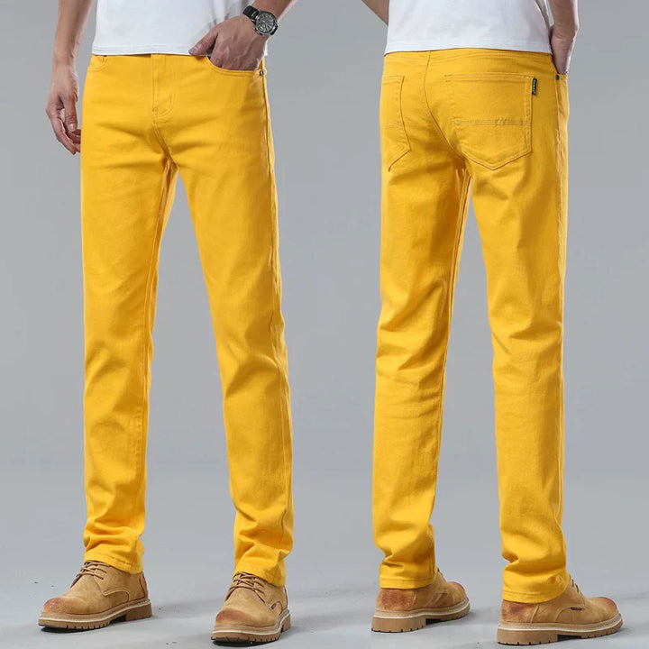Jeans premium slim fit da uomo - denim elegante per un look perfetto
