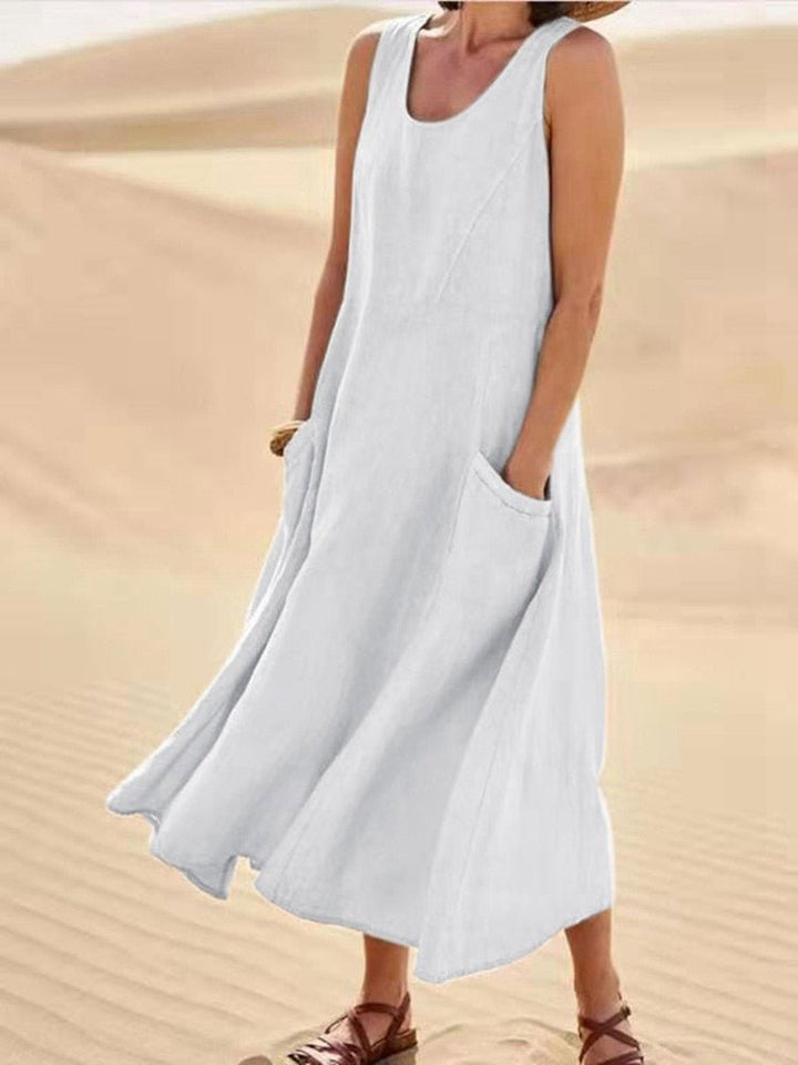 Elegante abito da donna in tessuto elasticizzato per un look elegante