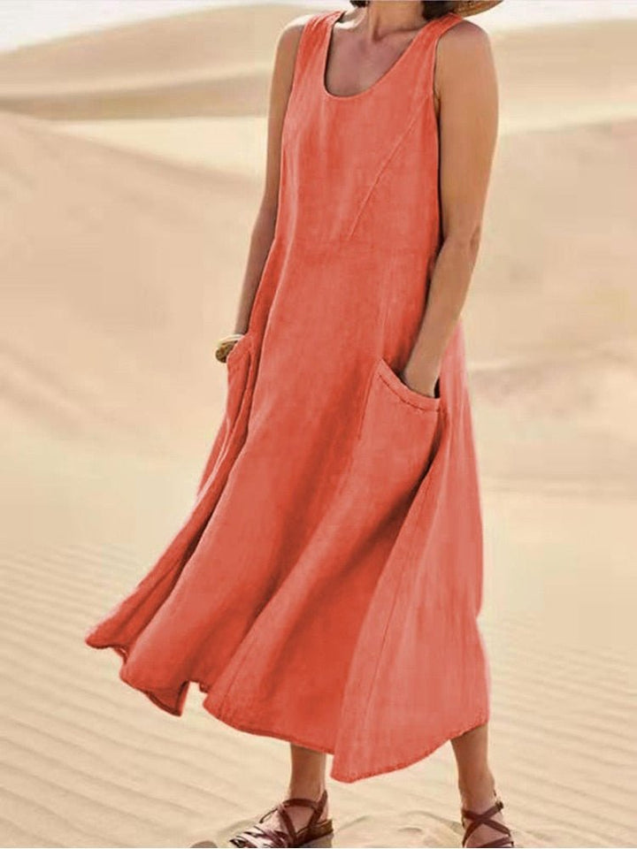 Elegante abito da donna in tessuto elasticizzato per un look elegante
