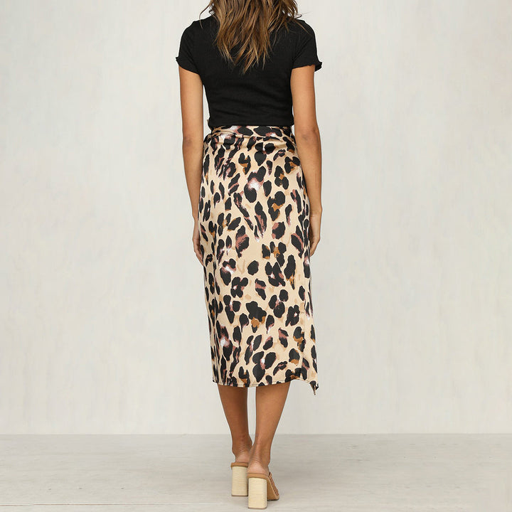 Elegante Dames Rok met Luxe Luipaardprint - Erica per un look elegante